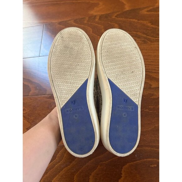 Rothy’s The Original Slip On Sneaker in Pebble‎ Spot Stretch Closed Toe Sz 6 - Picture 5 of 9